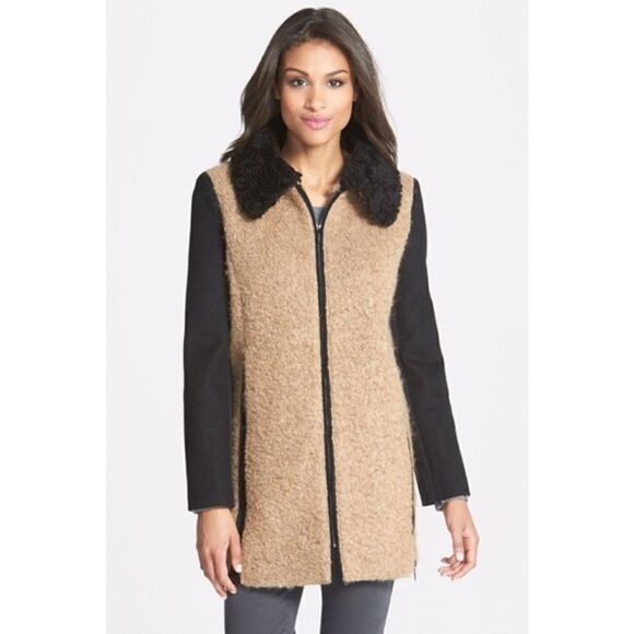 Laundry Shelli Segal Wool blend boucle Teddy coat - Picture 1 of 11